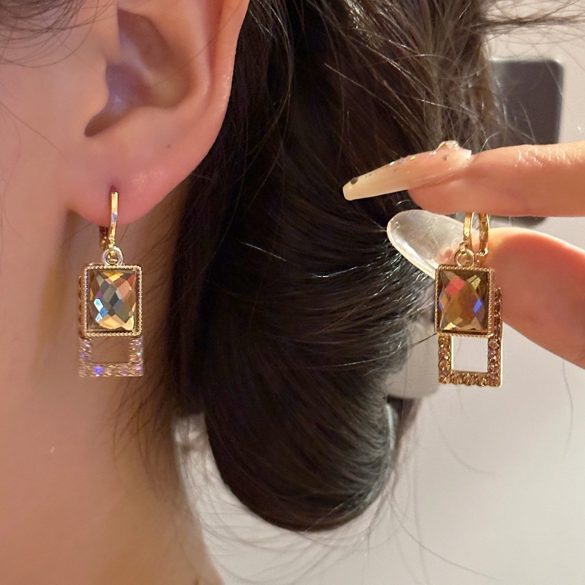 Vintage Fashion Trends 2026 - Orecchini pendenti in argento 925 con