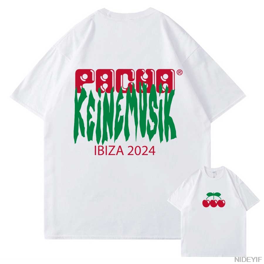 Vintage Fashion T Shirts - T-shirt Vintage in Cotone Estivo Keinemusik