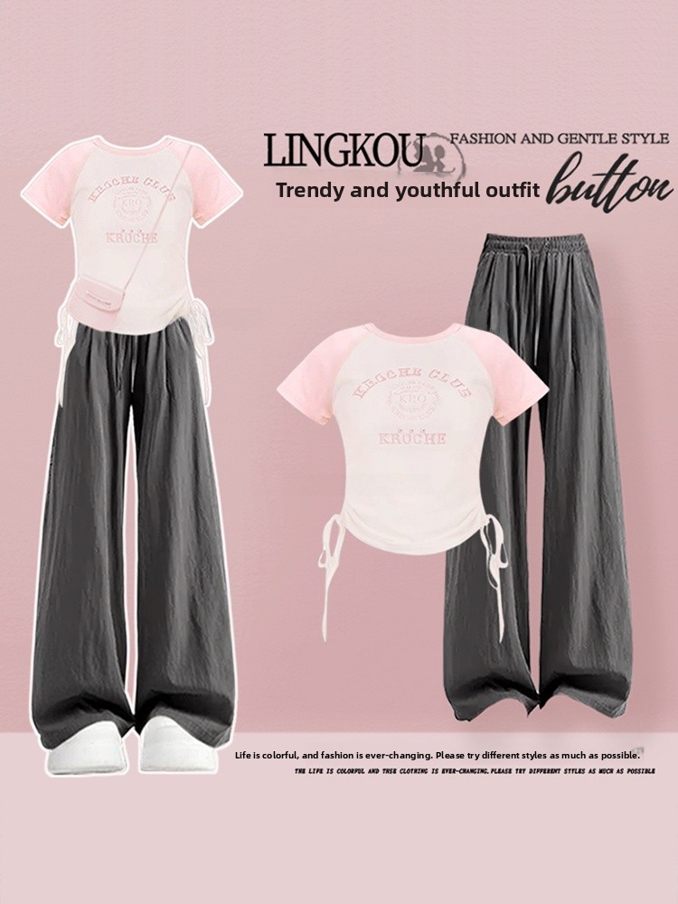 Vintage Fashion T Shirts - Set Estivo da Donna Taglie Forti