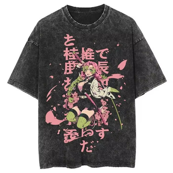 Fashion Y Vintage - Nuova T-shirt Anime Demon Slayer Kanroji