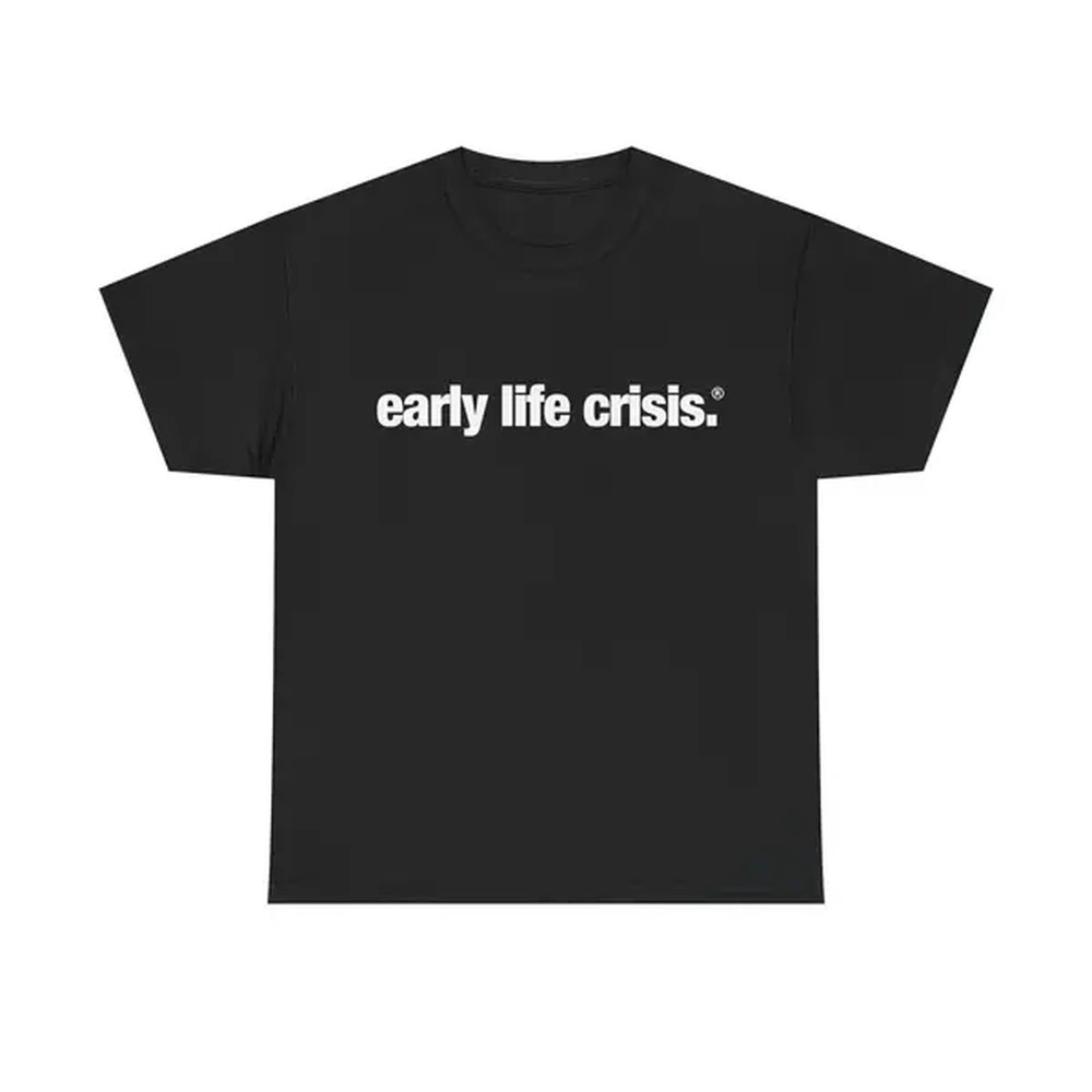 Vintage Fashion T Shirts - T-shirt Nettspend Early Life Crisis Osamason