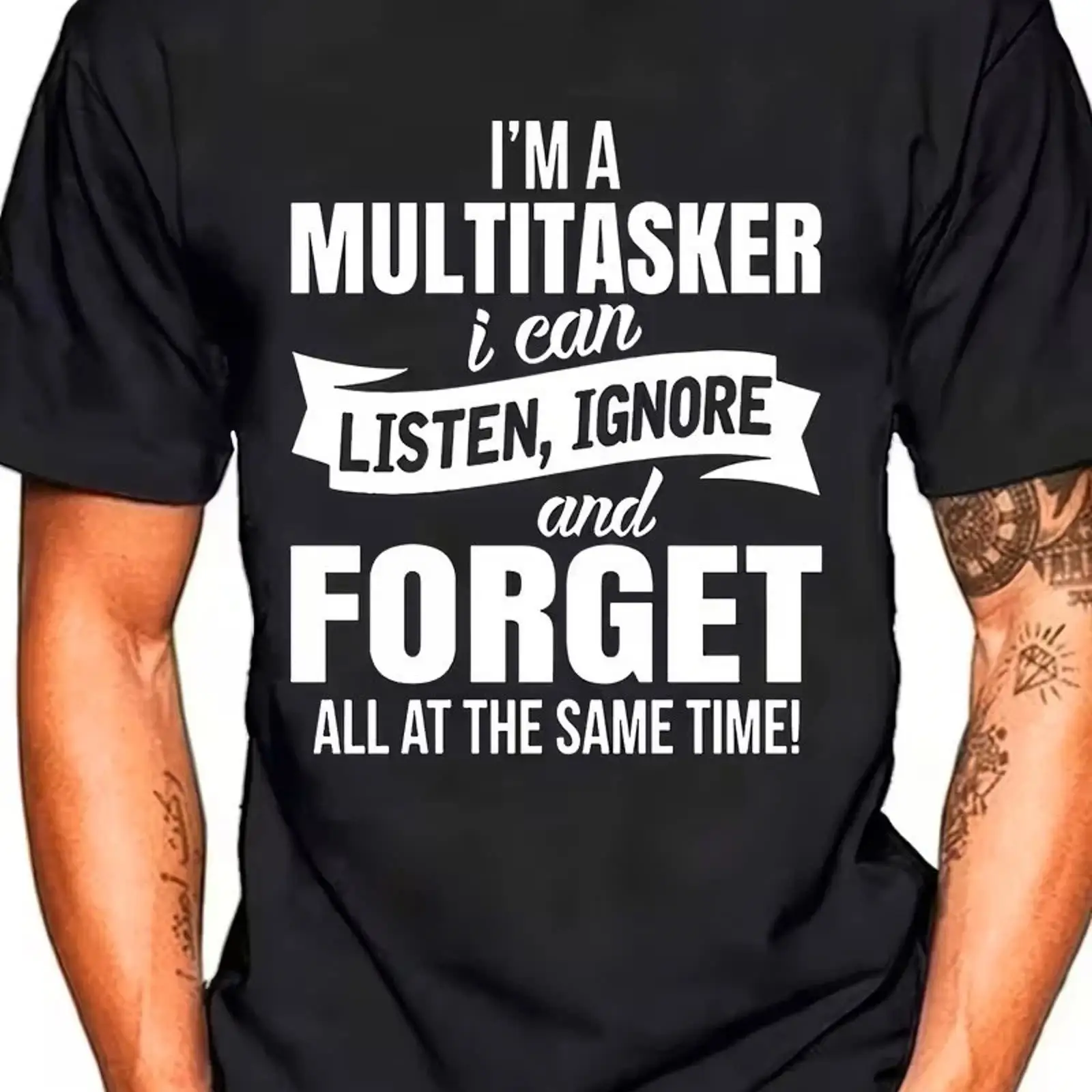 Vintage Fashion Herren - T-shirt divertente da uomo Sarkasmus I'm
