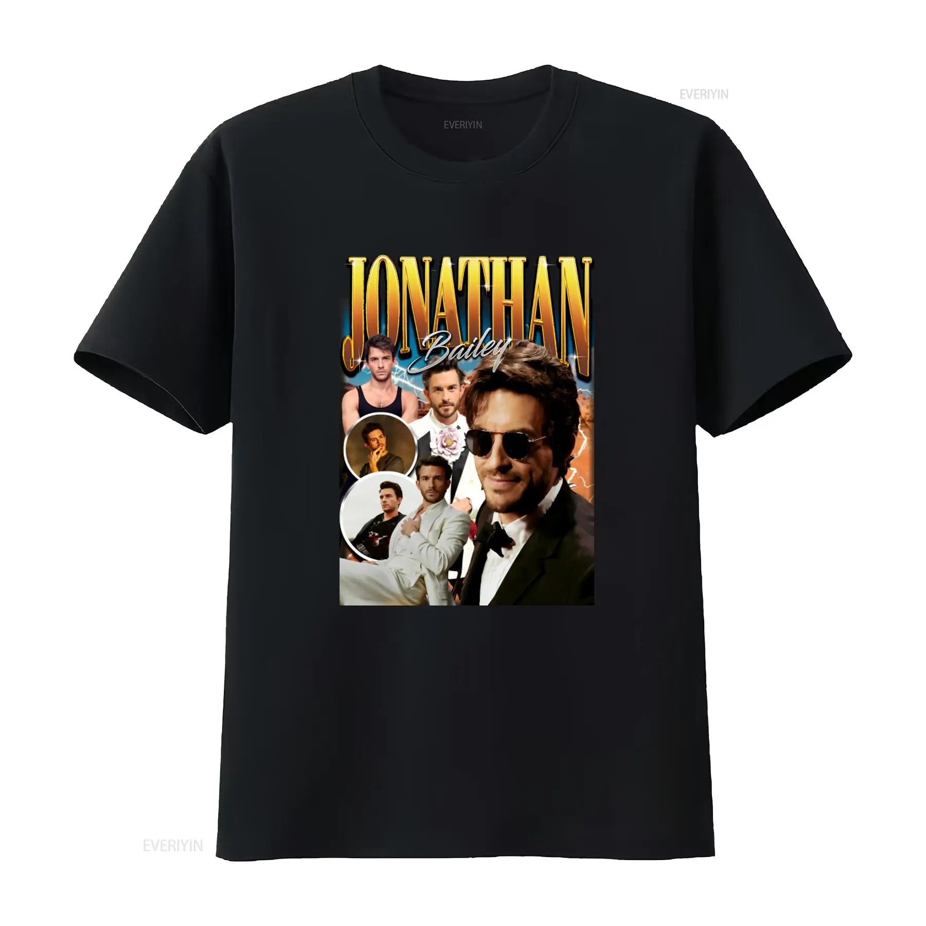 Vintage Fashion Buyer - T-shirt Jonathan Bailey: Abbigliamento Maschile alla