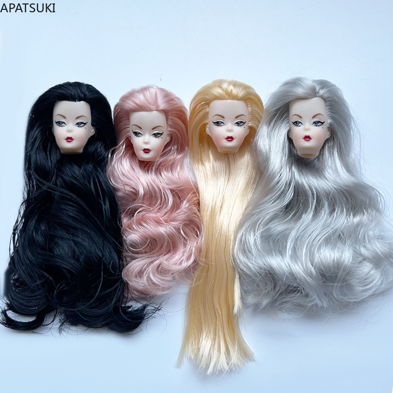 Fashion Y Vintage - Testa di Bambola con Capelli Ricci