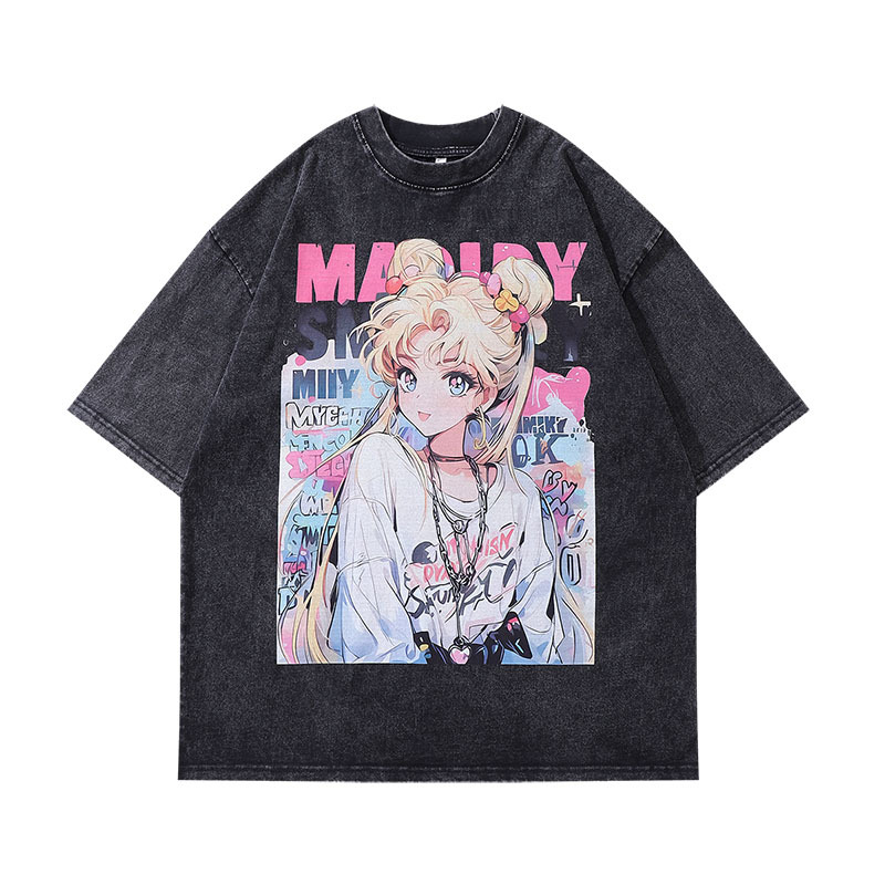 Fashion Y Vintage - T-shirt da uomo Sailor Moon con