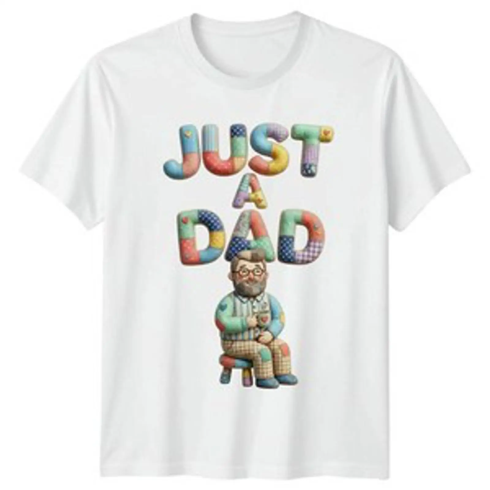 Vintage Fashion Herren - Maglietta da uomo Just A Dad,