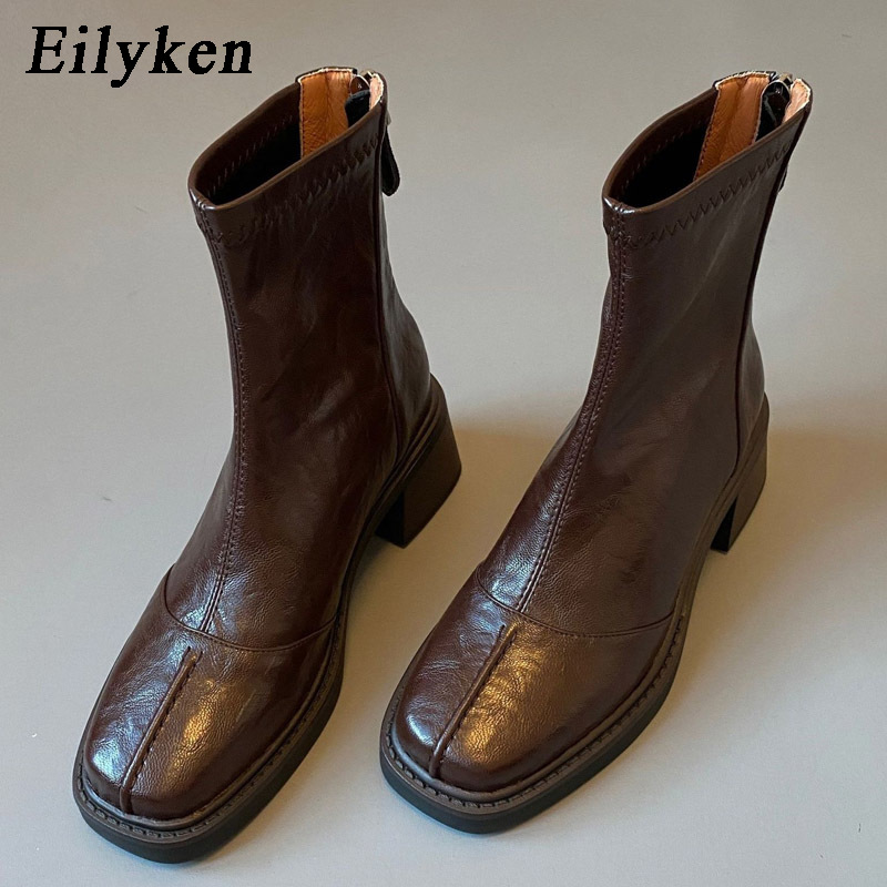 Vintage Fashion Design - Eilyken Stivali alla Caviglia da Donna