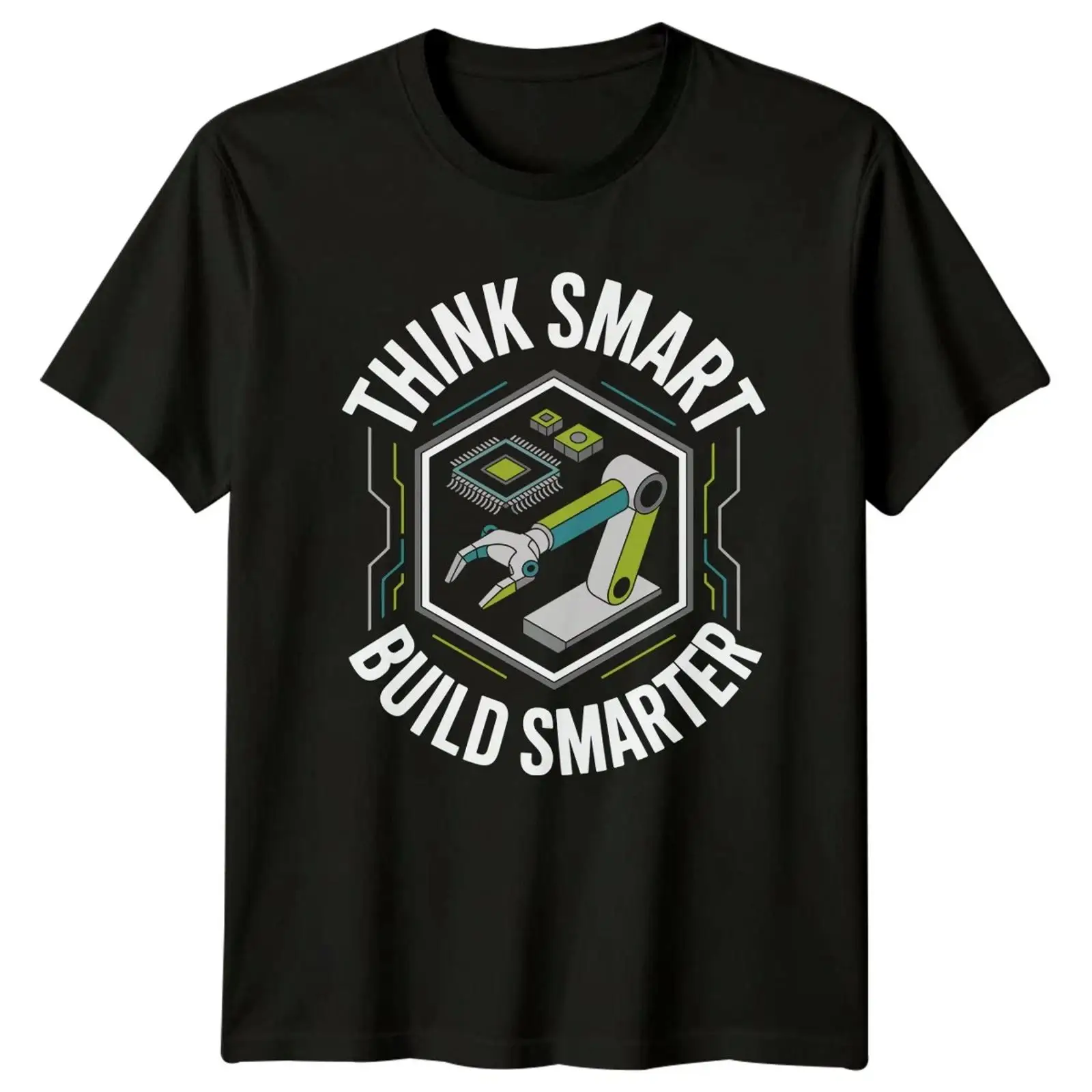 Think Smart Build Smarter T-sh - Vintage Fashion Herren recensione e prezzo