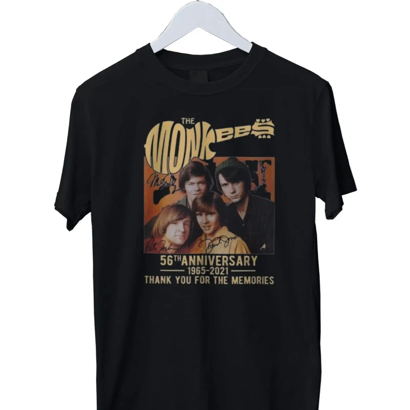 T-shirt The Monkees Guitar 56t - Vintage Fashion Herren recensione e prezzo