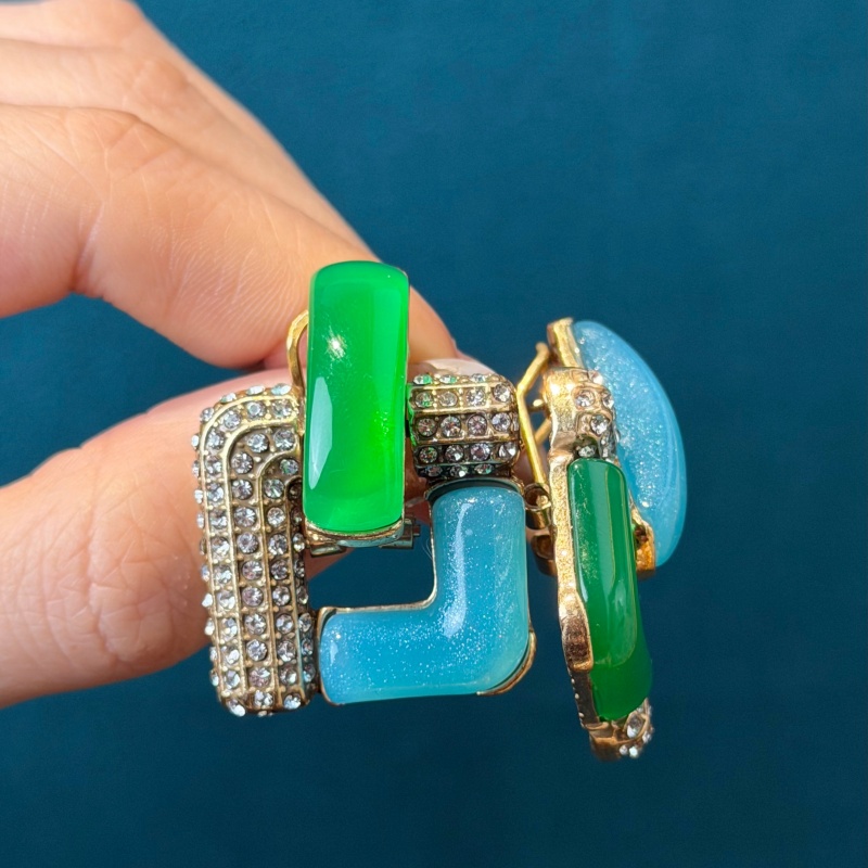 Orecchini Vintage in Vetro Blu - Vintage Fashion Trends 2026 recensione e prezzo