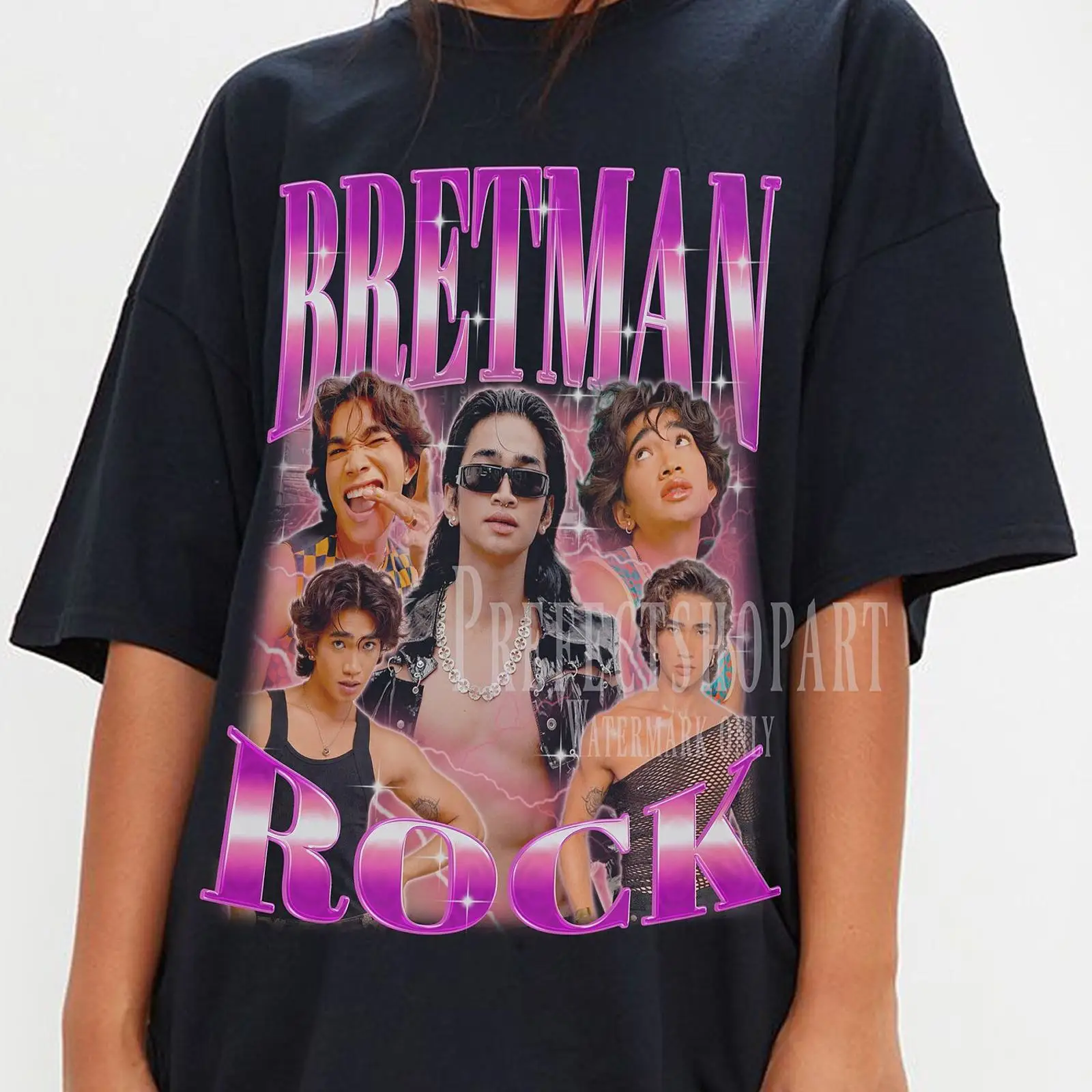 T-shirt Bretman Rock Retro Vin - Vintage Fashion Influencer recensione e prezzo