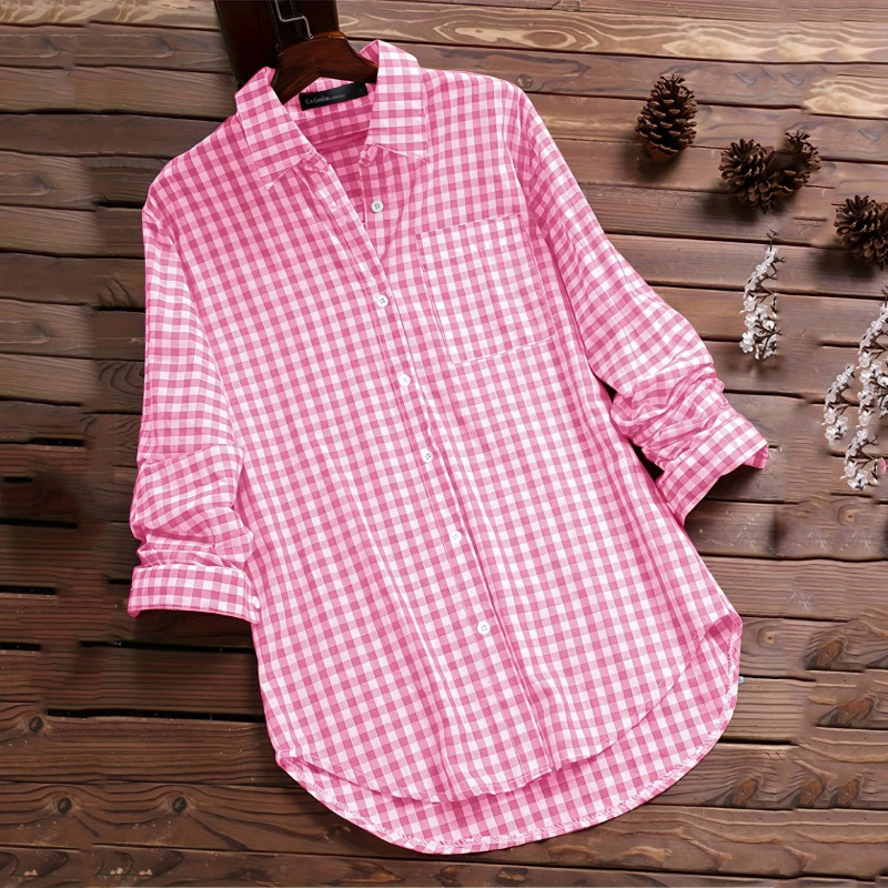 Camicia a quadri larga con col - Vintage Fashion Ebay recensione e prezzo