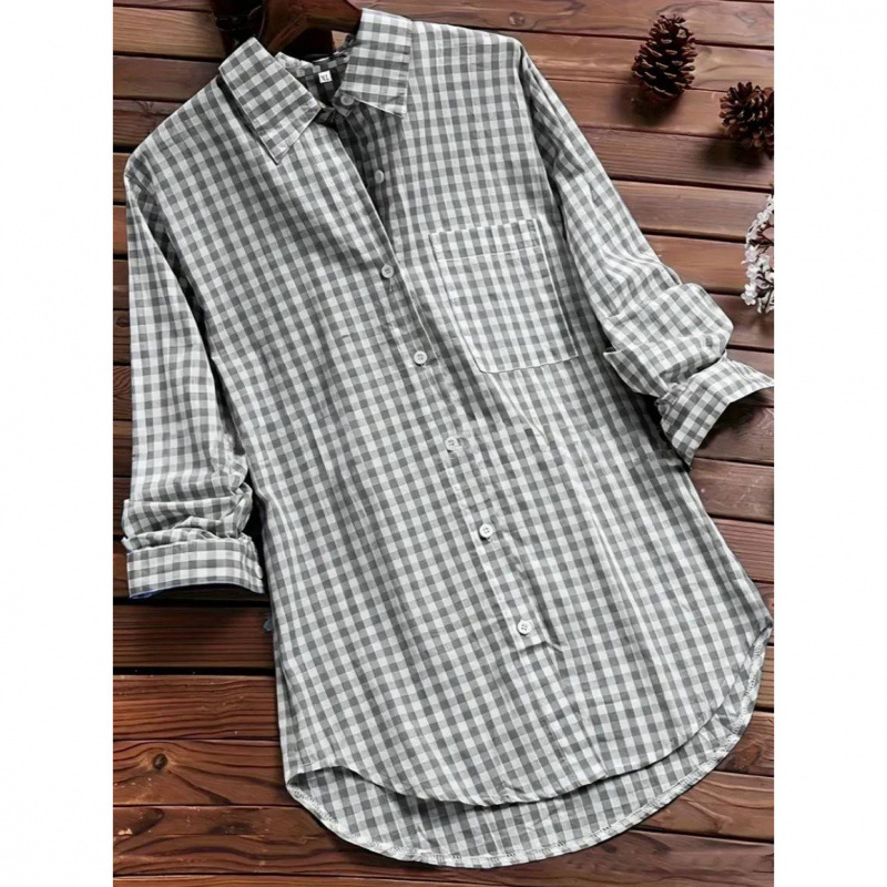 Camicia a quadri larga con col - Vintage Fashion Ebay recensione e prezzo