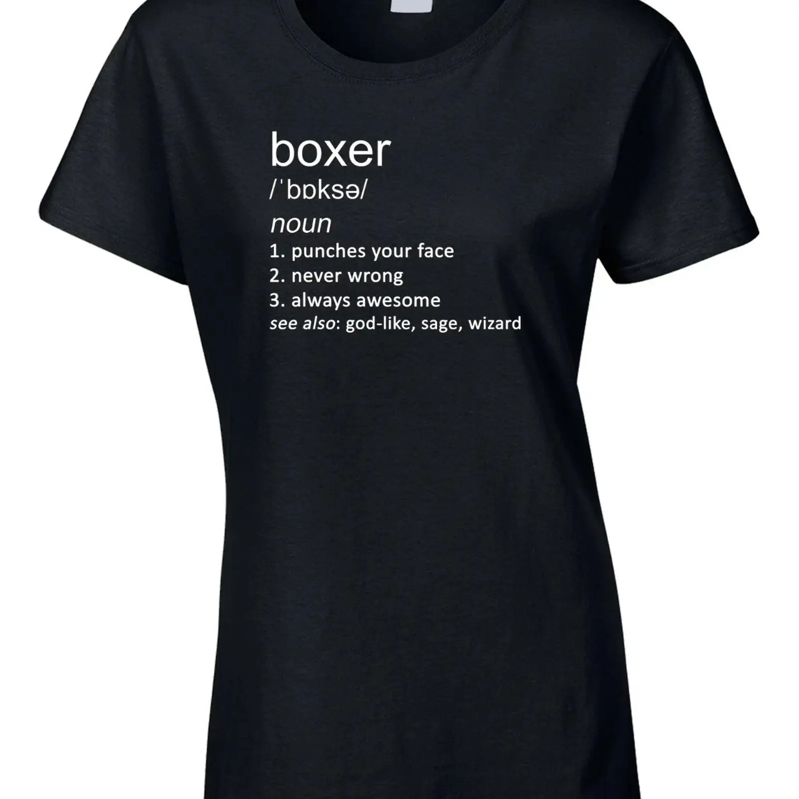 T-shirt da donna boxer diverte - Vintage Fashion Definition recensione e prezzo
